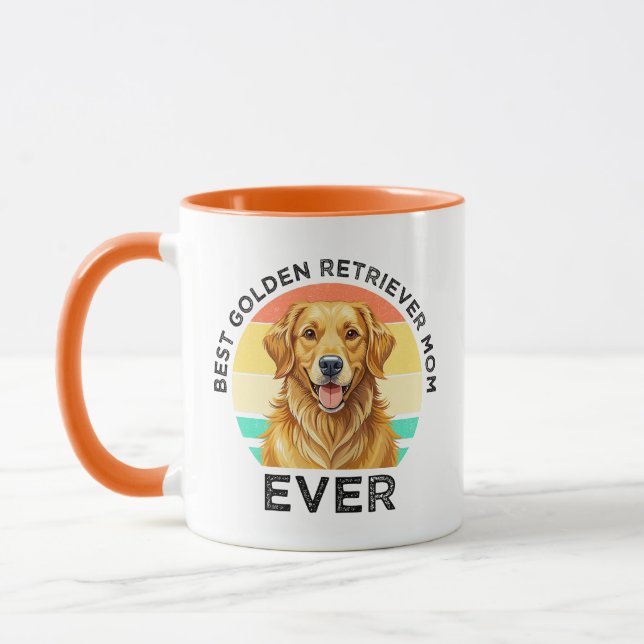 Mug Meilleure maman Golden Retriever de tous les temps (Gauche)