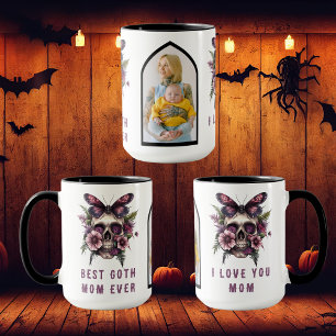 Mug Meilleure Maman Gothique de Tous les Temps Crâne P