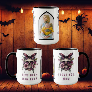Mug Meilleure Maman Gothique de Tous les Temps Crâne P