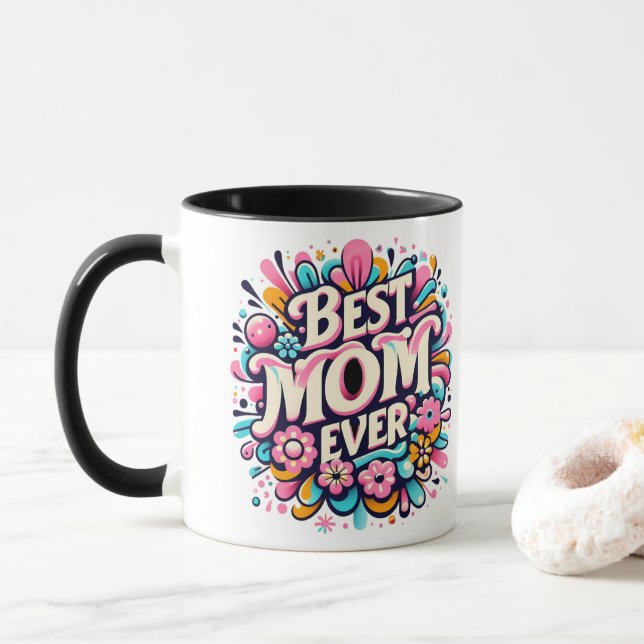 Mug Meilleure maman jamais (Avec donut)