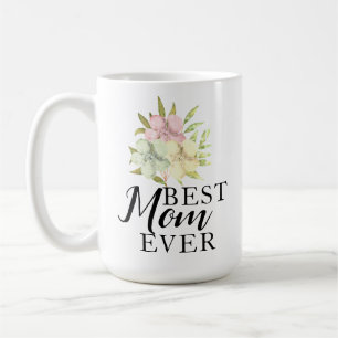 Mug Meilleure Maman Jamais Aquarelle Florale Fête des 