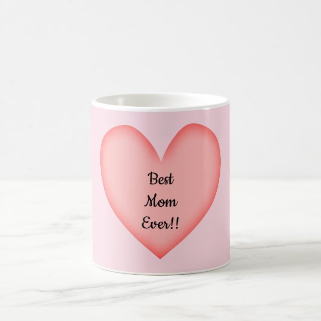 Mug Meilleure maman jamais avec coeur (Centre)