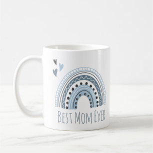 Mug Meilleure maman jamais bleu arc-en-ciel