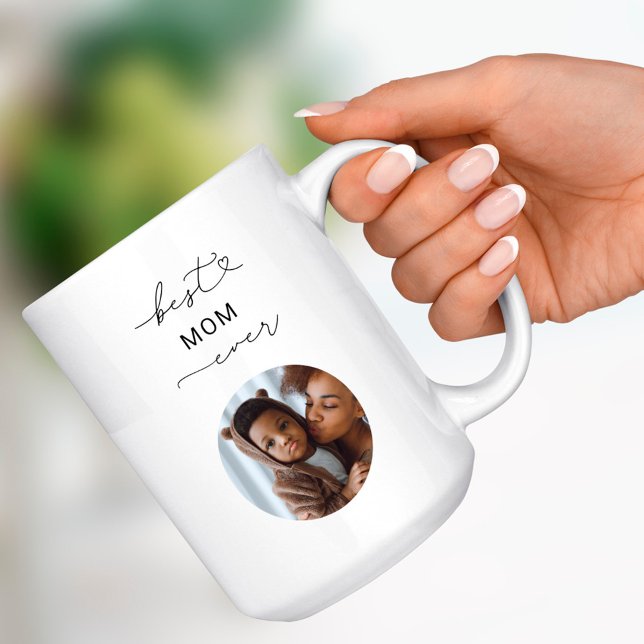 Mug Meilleure Maman Jamais Boho Script Personnalisé Ph (Créateur téléchargé)
