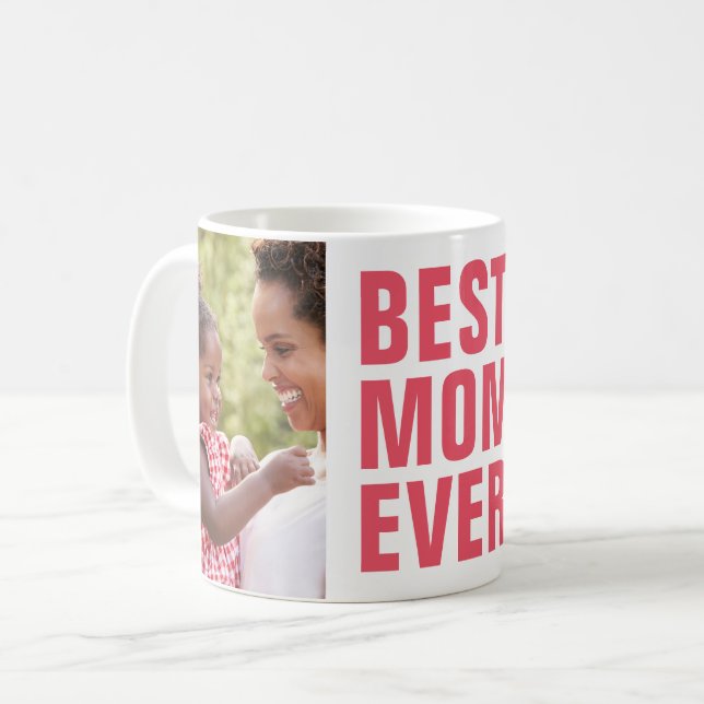 Mug Meilleure. Maman. Jamais. Cadeau d'anniversaire 2  (Devant gauche)