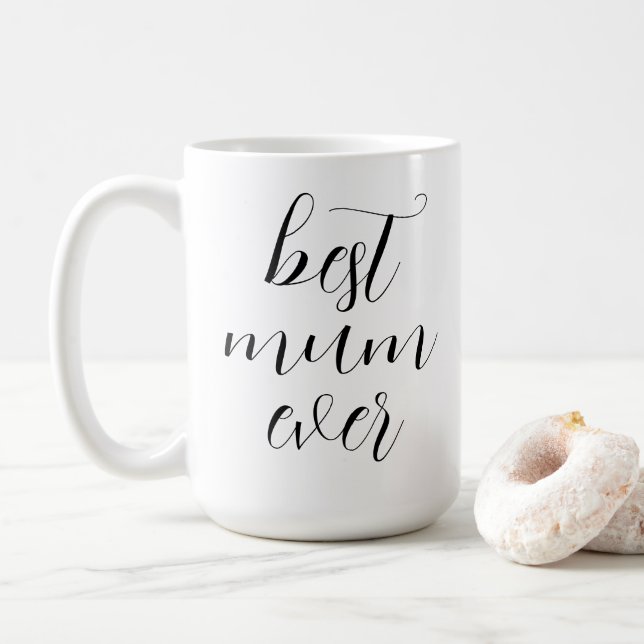Mug Meilleure Maman Jamais Cadeau de Fête des Mères Éc (Avec donut)