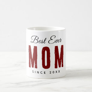 Mug Meilleure Maman Jamais Depuis 20XX Moderne Simple 