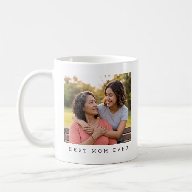 Mug Meilleure Maman Jamais Deux Photo Deux Faces (Gauche)