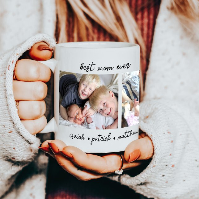 Mug Meilleure maman jamais enfants noms (Créateur téléchargé)