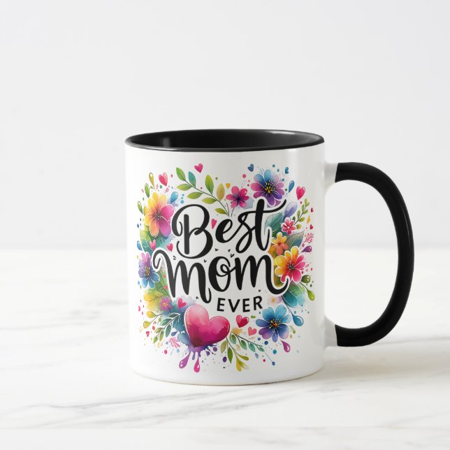 Mug Meilleure maman jamais envelopper de Musique (Droite)