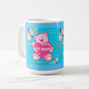 Mug Meilleure maman Jamais Floride Pink Teddy Bear Flo