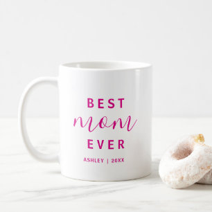 Mug Meilleure Maman Jamais Hot Pink Script Mère's Day 