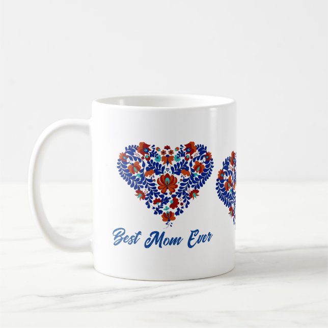 Mug Meilleure maman jamais | Idée cadeau Matyo en hong (Gauche)