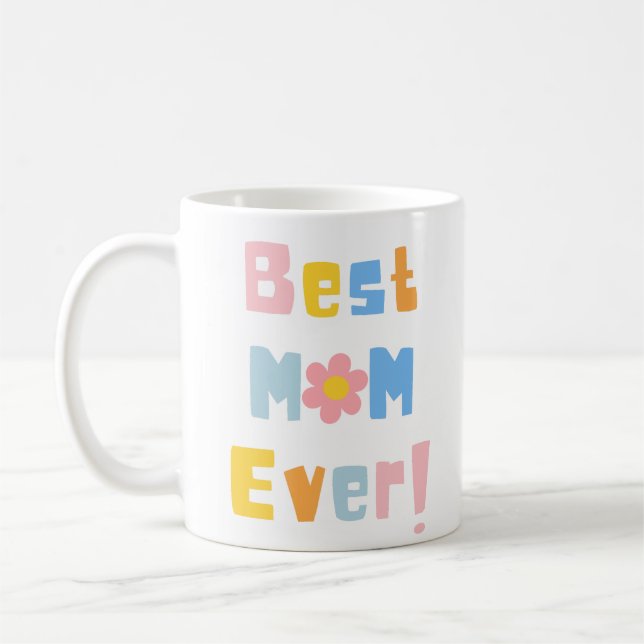 Mug Meilleure maman Jamais la fête des mères Photo (Gauche)