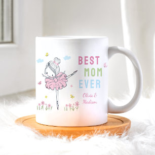 Mug Meilleure Maman Jamais Mignonne Fille Danser Fleur