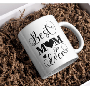 Mug Meilleure maman Jamais mignonne Typographie Script