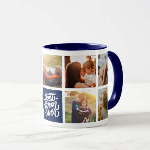 Mug Meilleure maman Jamais Personnalisé Photo Collage 
