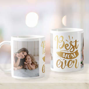 Mug Meilleure maman Jamais personnalisée Collage photo