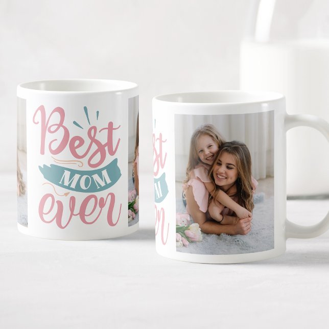 Mug Meilleure maman jamais personnalisée Photo (Créateur téléchargé)