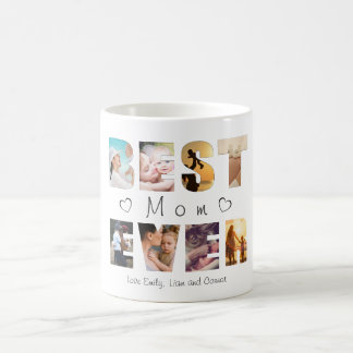 Mug Meilleure maman jamais photo texte personnalisé