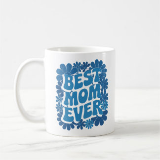 Mug "Meilleure maman jamais rétro Design Floral