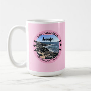 Mug Meilleure maman jamais ronde photo de l'océan Atla