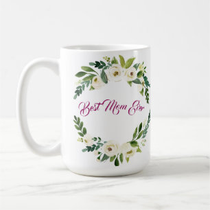 Mug Meilleure maman Jamais Roses Blanches Mère's Day M