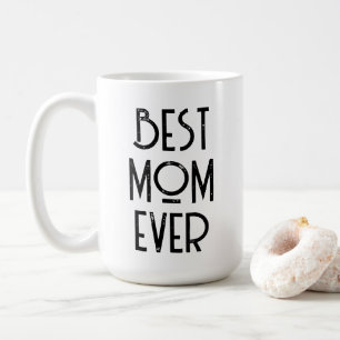Mug Meilleure Maman Jamais Typographie Moderne Cadeau 