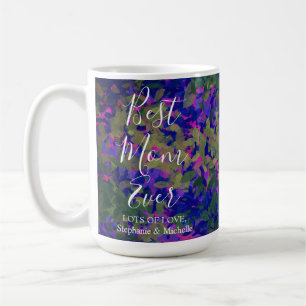 Mug Meilleure maman Jardin bleu violet Jardin Floral