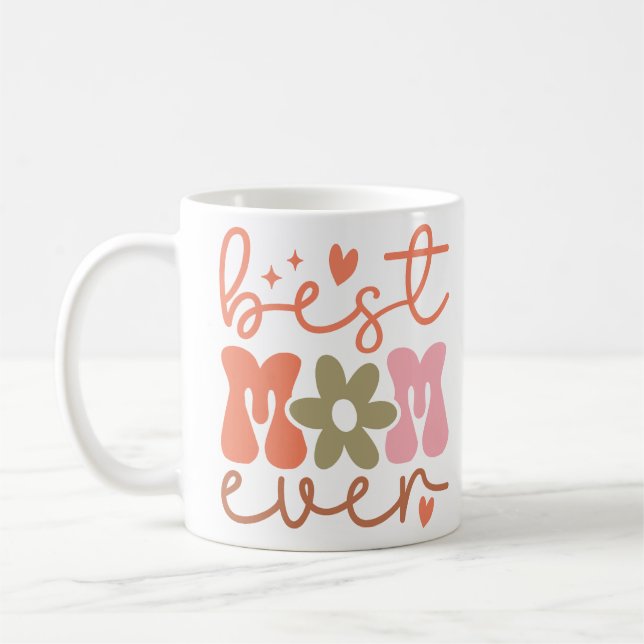 Mug Meilleure Maman Jour des Mères (Gauche)