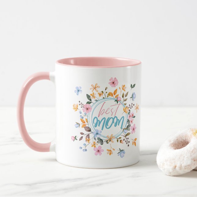 Mug Meilleure maman maman mère (Avec donut)