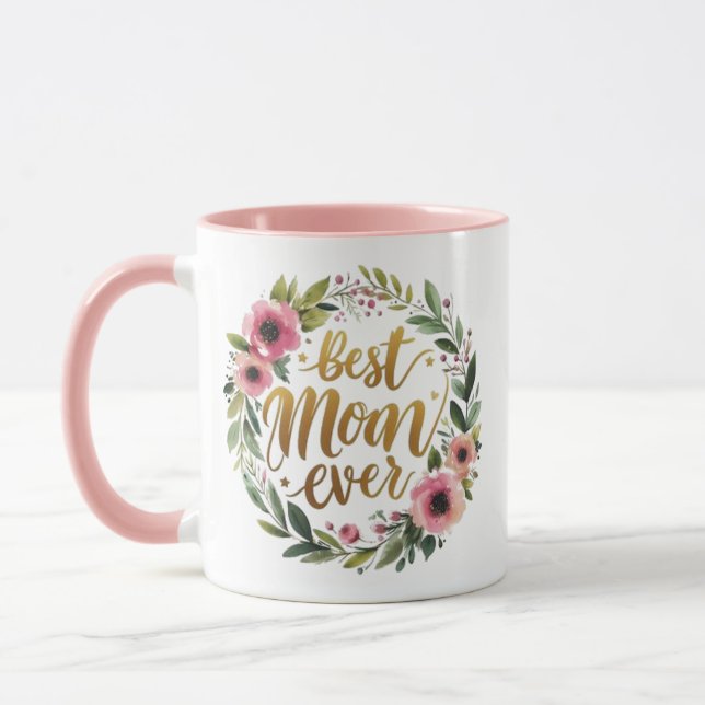 Mug Meilleure Maman - meilleur cadeau pour les mères (Gauche)