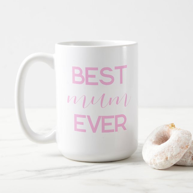 Mug Meilleure Maman Moderne Cadeau de Fête des Mères É (Avec donut)