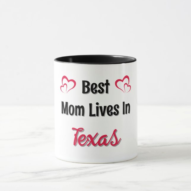 Mug Meilleure maman personnalisée (Centre)