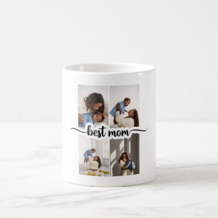 Mug Meilleure Maman Personnalisée 4 Photo Collage