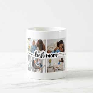 Mug Meilleure Maman Personnalisée 4 Photo Collage