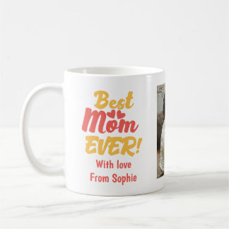 Mug Meilleure Maman Personnalisée avec Nom et Photos