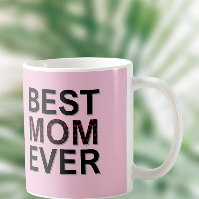 Mug Meilleure maman rose jamais la fête des mères avec (Créateur téléchargé)