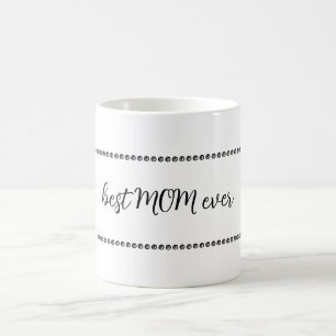 Mug Meilleure maman Texte et points
