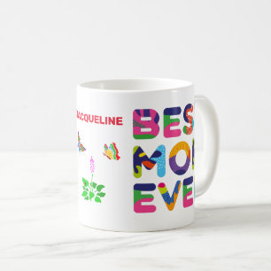 Mug Meilleure maman toujours colorée personnalisable