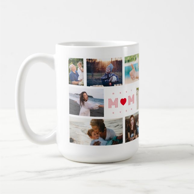 Mug Meilleure maman toujours Fête des Mères 8 Photo Co (Gauche)