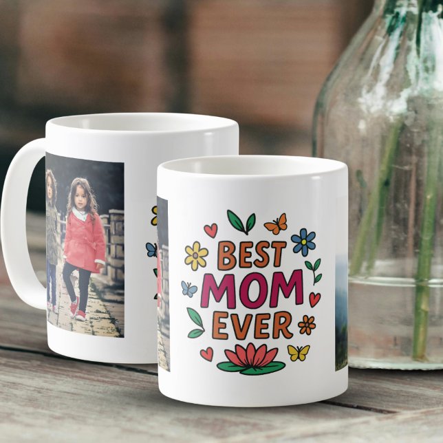 Mug Meilleure maman toujours mignonne photo Whimsical  (Créateur téléchargé)