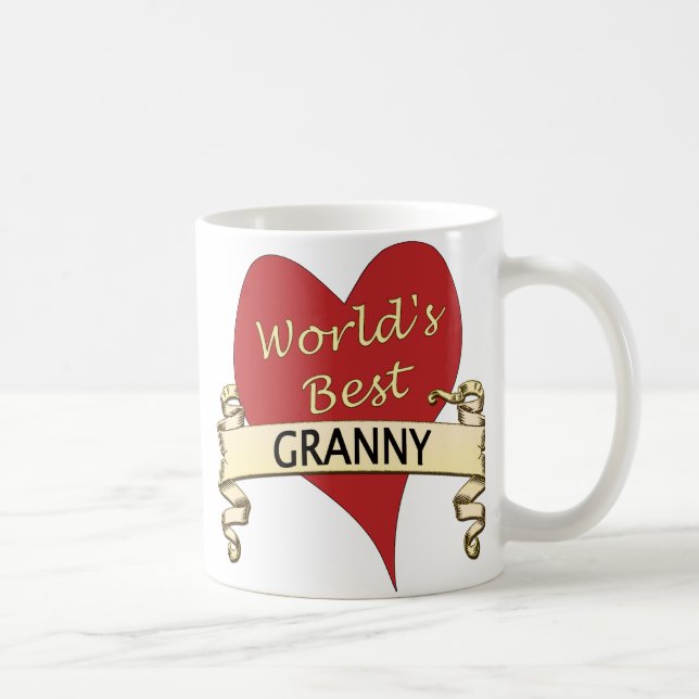 Mug Meilleure mamie du monde (Droite)