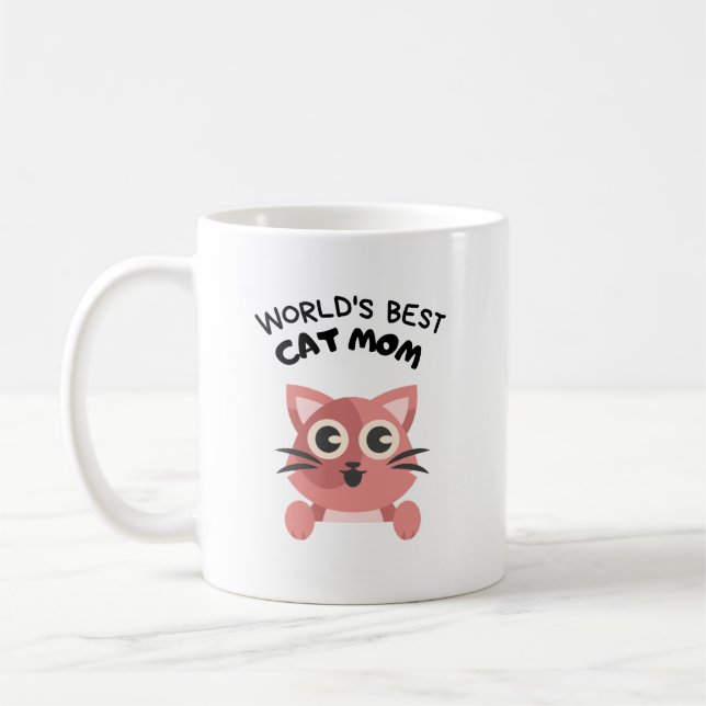 Mug meilleure mère de chat (Gauche)