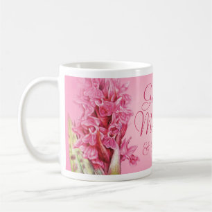 Mug Meilleure Mère et ami muqueuse d'orchidée rose