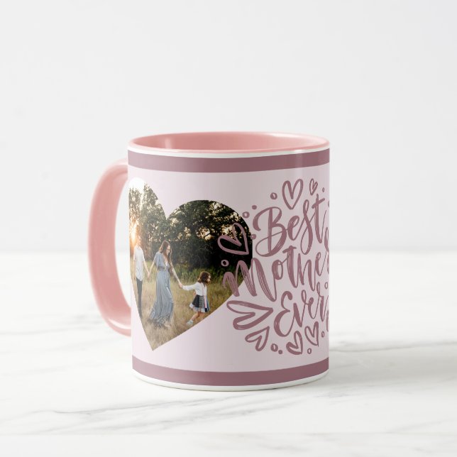 Mug Meilleure Mère Eva Joyeuse Fête des Mères Deux Coe (Devant gauche)