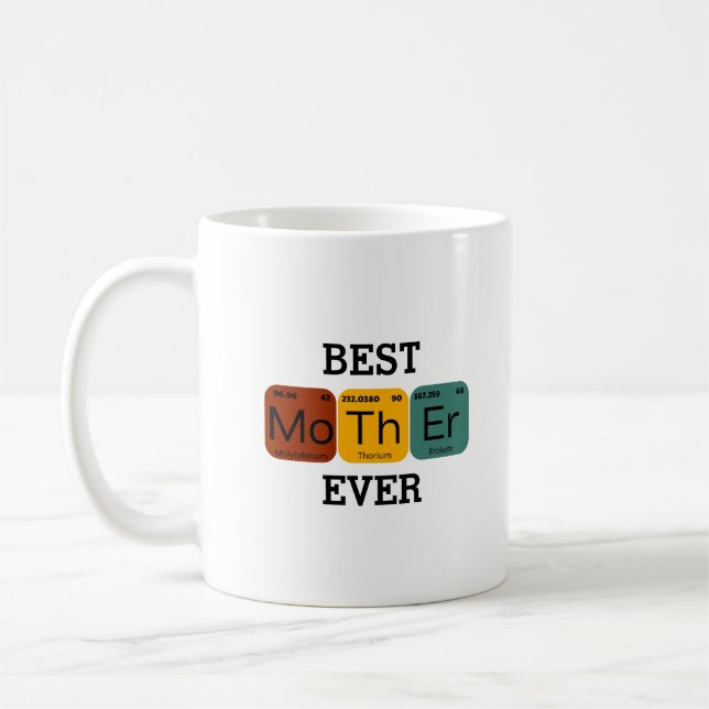 Mug Meilleure mère jamais - 100% Chimie pure (Gauche)