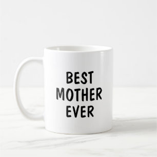 Mug Meilleure Mère Jamais Minimaliste Typographie Cade