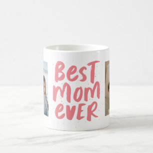Mug Meilleure mère pour deux jours de mère rose photo