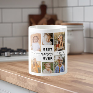 Mug Meilleure Momma Jamais - Fête des Mères Collage ph